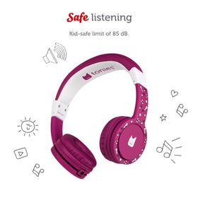 Tonies on-ear design with adjustable headband for growing kids.