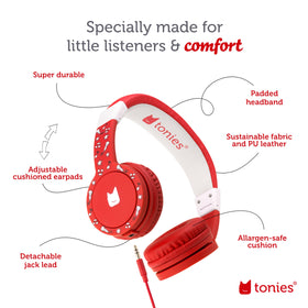 Tonies headphones purple on-ear adjustable headband for kids