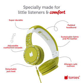 Tonies headphones 85dB volume limit for safer listening