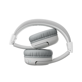 Tonies moon gray earpad closeup showing soft cushions for comfort