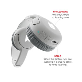 Tonies moon gray USB-C charging cable included for quick recharge