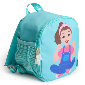 Tonies Ms. Rachel carrying case exterior with friendly design for kid-friendly travel