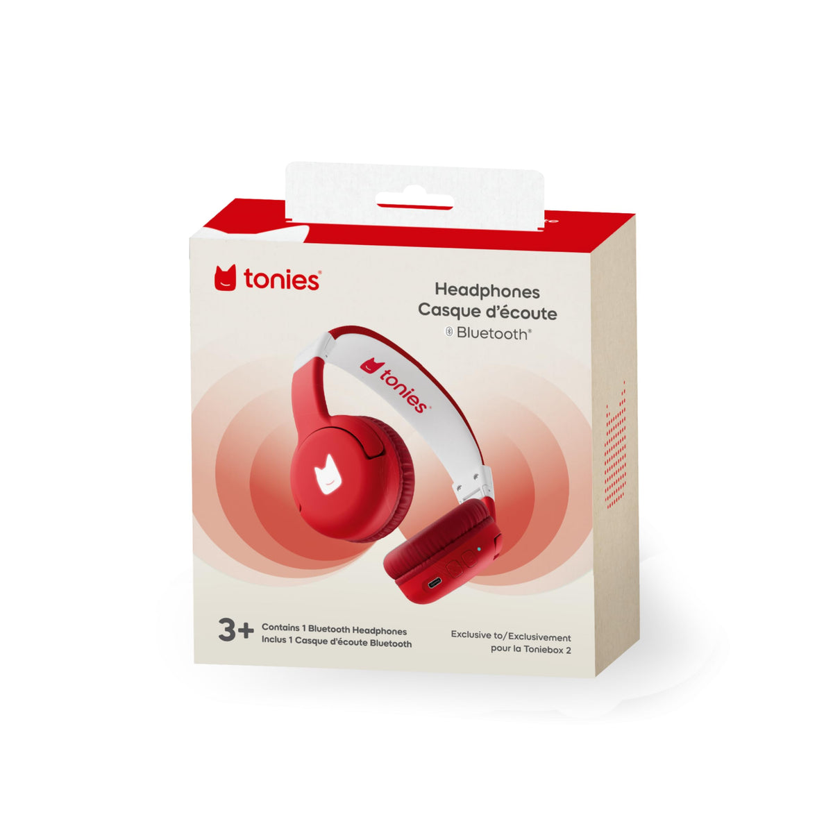 Tonies Sunset Red on a family trip in a bag, ideal for travel and quiet moments