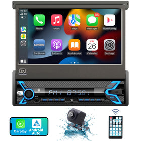 TONIKPMS-T 7in QLED touchscreen delivers crisp navigation and media on the go.