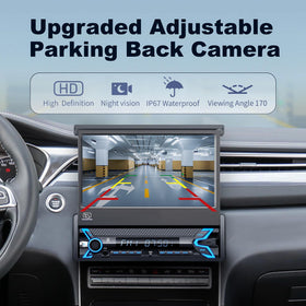 TONIKPMS-T AHD backup camera provides night vision and wide coverage.