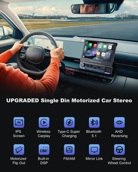 TONIKPMS-T close-up of capacitive touchscreen delivering crisp video playback