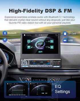 TONIKPMS-T installed in car dashboard showing modern integration and convenience