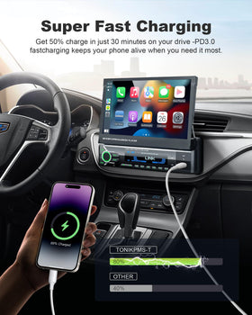 TONIKPMS-T wireless Android Auto for hands-free navigation