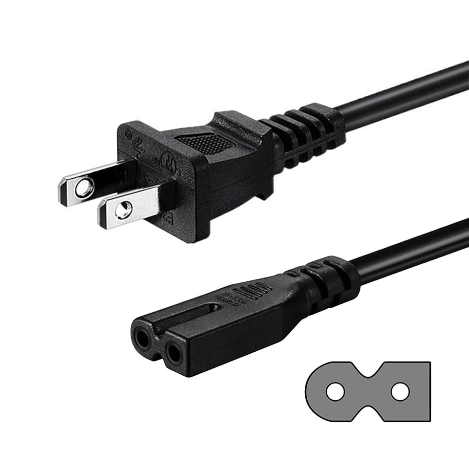 TONIWA 12ft AC power cord compatible with Vizio TVs and sound bars for flexible placement.