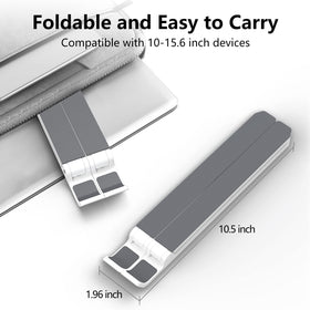 Tonmom anti-slip silicone pads protecting the laptop from scratches