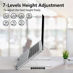 Tonmom foldable laptop stand compact for travel and storage