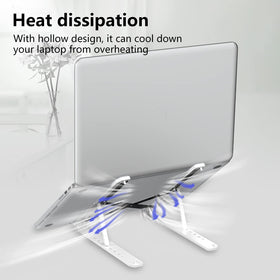 Tonmom portable desk stand suitable for home, office, and outdoors