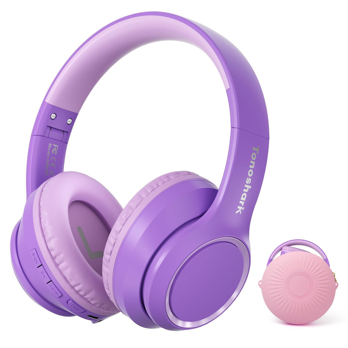 TONOSHARK front packaging showing purple headphones and benefits
