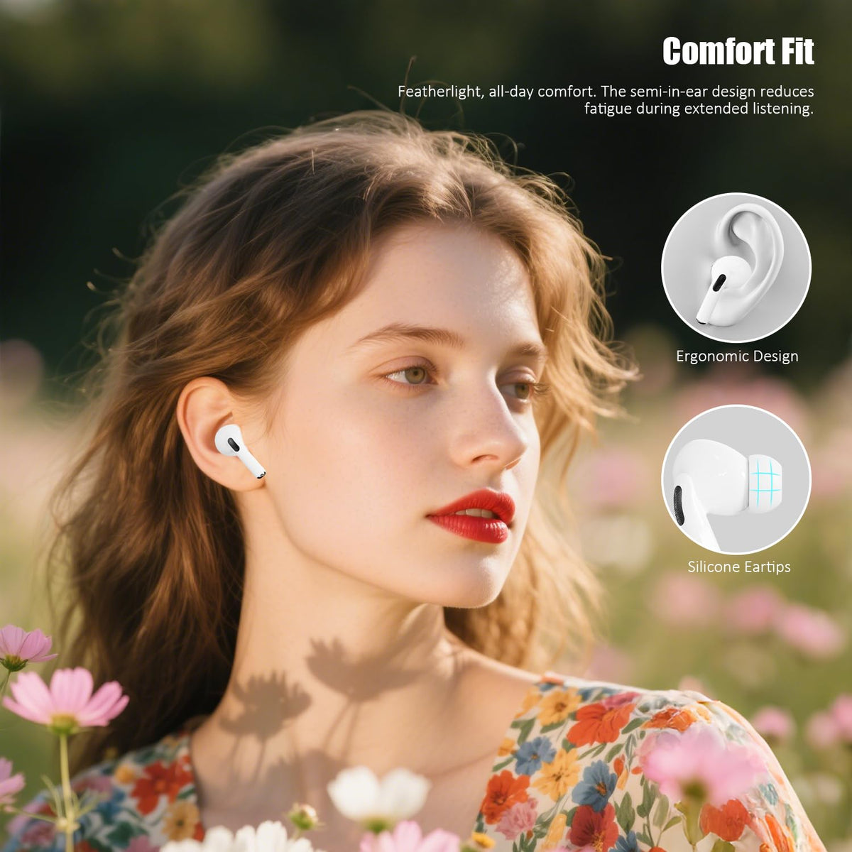 TONTRU ENC dual-mic calls provide crystal-clear conversations in busy environments.