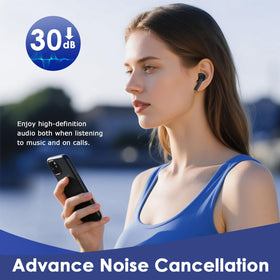 TONTRU earbuds worn in ear during commute, benefit of secure comfortable fit