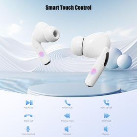 TONTRU IPX4 waterproof earbuds resist sweat and rain during workouts.