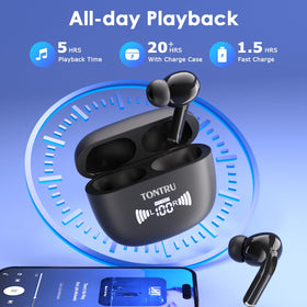 TONTRU fingertip tapping earbud touch panel, benefit of effortless control