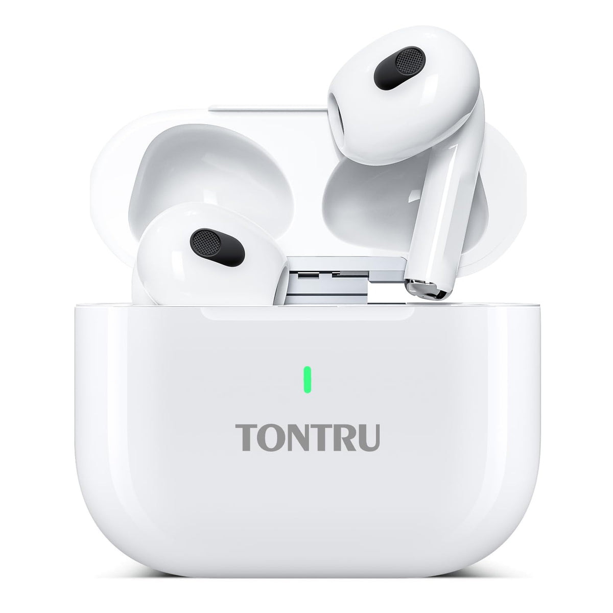 TONTRU wireless headphones front view for immersive daily listening.