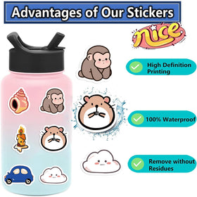 TOOUEE gift party-favor stickers enhance party packaging and swag bags.