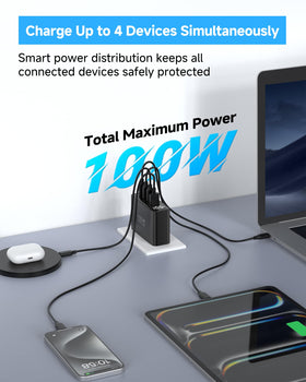 Topadre all-in-one charger powers MacBook, iPhone, iPad and Galaxy together