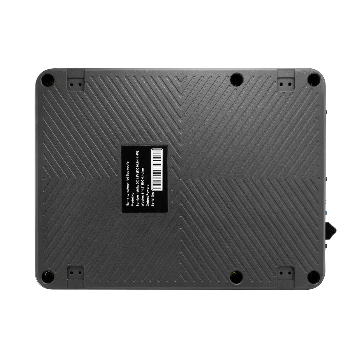 TOPAUDIO rear connections showing RCA and high-level inputs for easy hookup