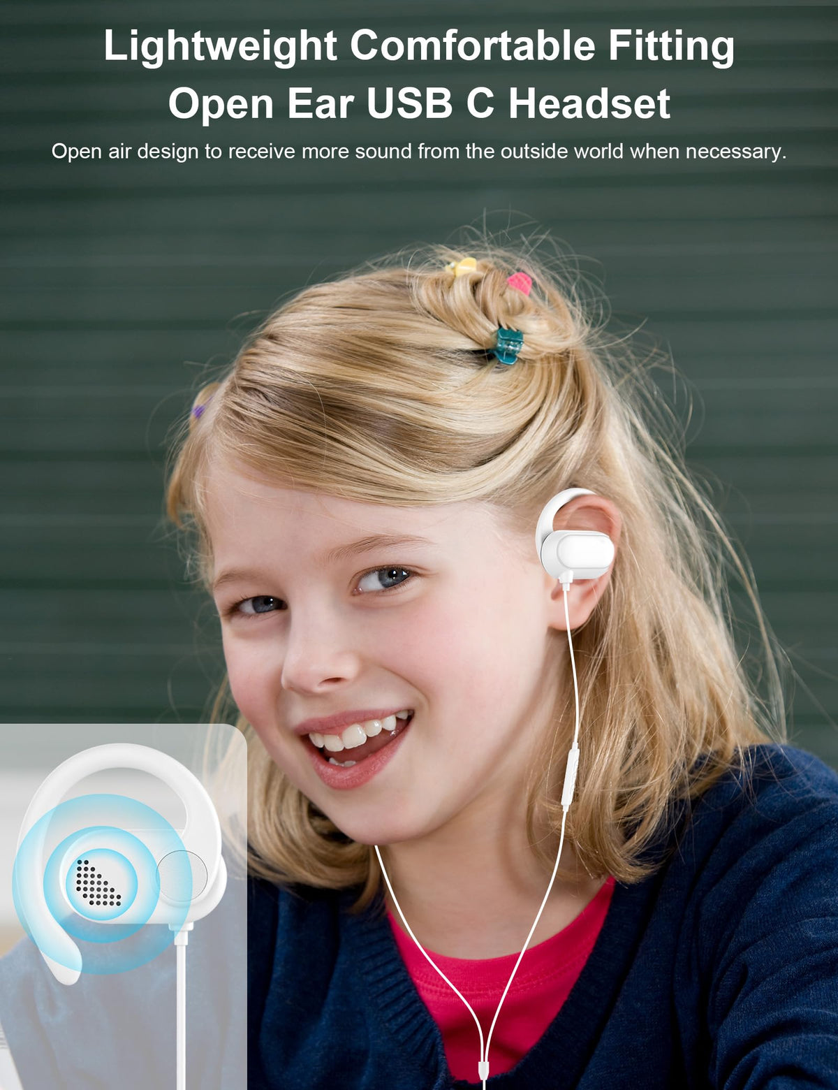 Topaux USB-C earphones with hifi stereo and dynamic driver