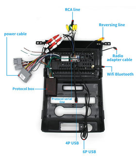 TOPDISPLAY Plug-and-play harness for easy, factory-style installation.