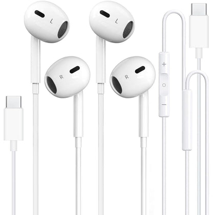 Toperson USB-C wired headphones pair with compact design for daily listening