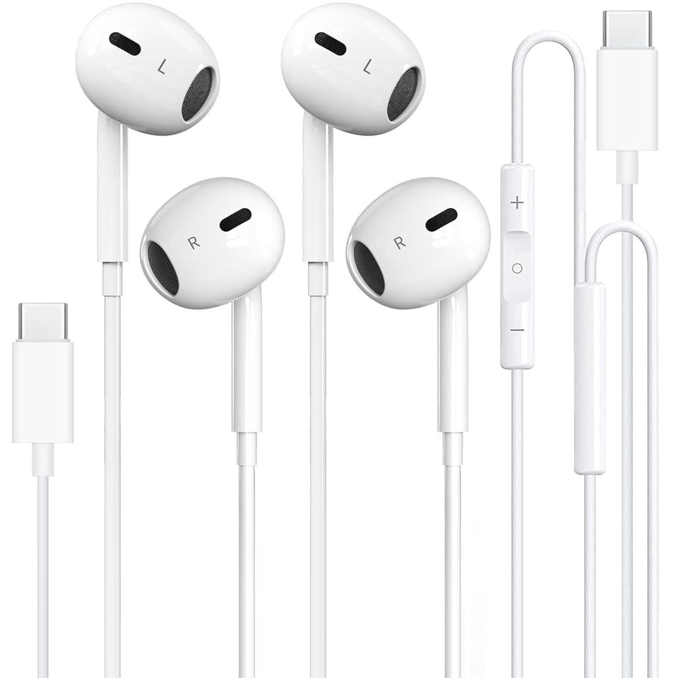 Toperson USB-C wired headphones pair with compact design for daily listening