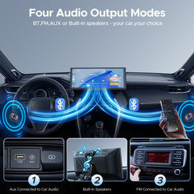 Topexplore suction-mount keeps display steady through bumps.