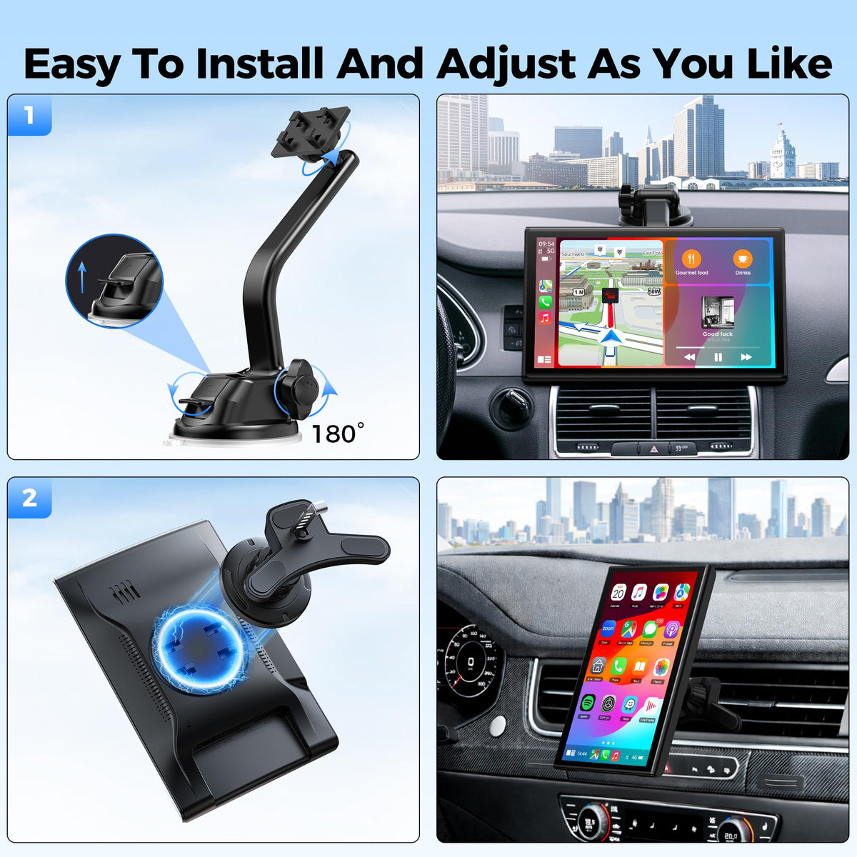 Topexplore four audio modes give flexible sound options for various cars.