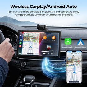 Topexplore portrait-landscape switch enabling wide GPS view or phone-like messaging at a glance.