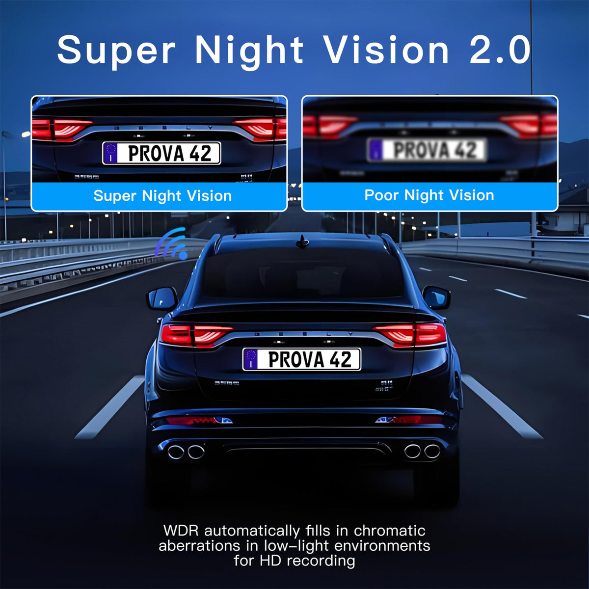 TopGoose 24H parking mode enables around-the-clock vehicle protection