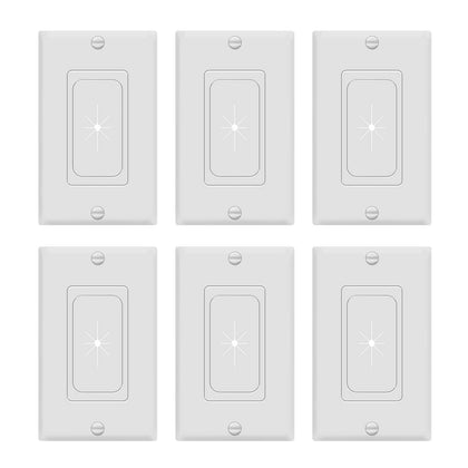 TOPGREENER TG8901-6PCS wall grommet insert enables clean cable routing through walls.