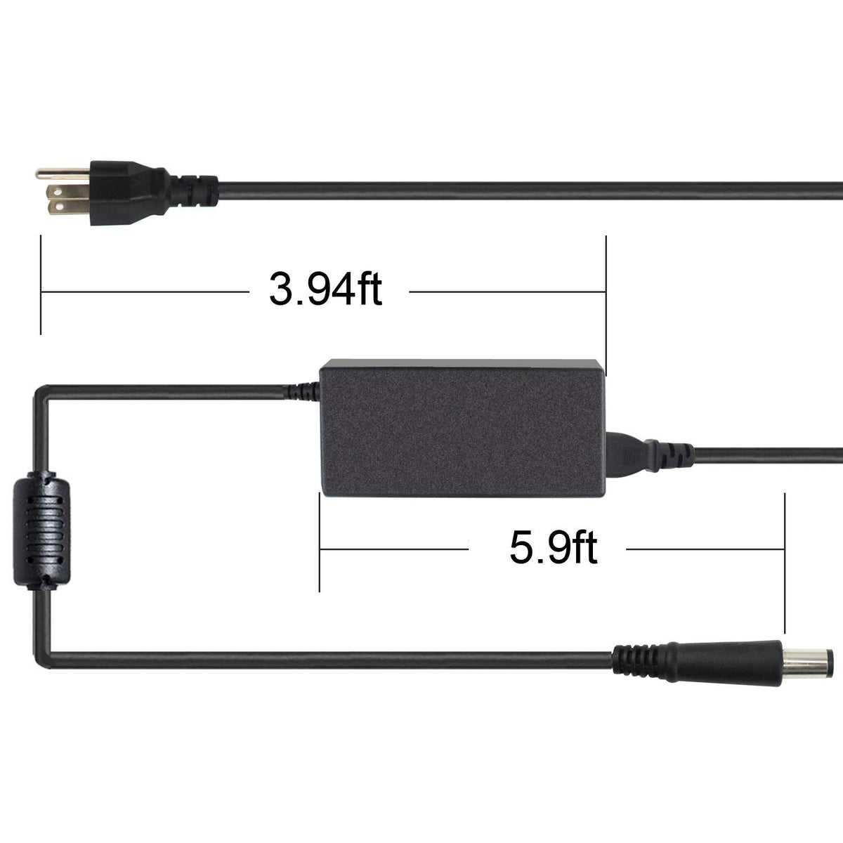 TOPKAIYUEN adapter plugged into Dell laptop demonstrating fast, stable charging