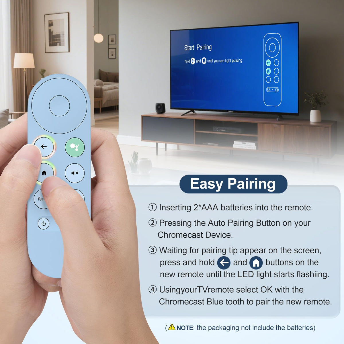 TOPKIND remote in box with packaging and accessories.