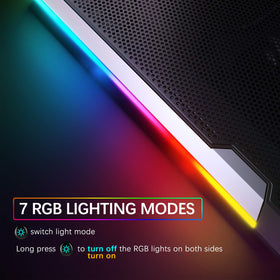 Feature-rich side shows 5-height adjustability and built-in phone holder.
