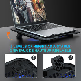 TopMate C302 ergonomic height adjustment enhances typing comfort