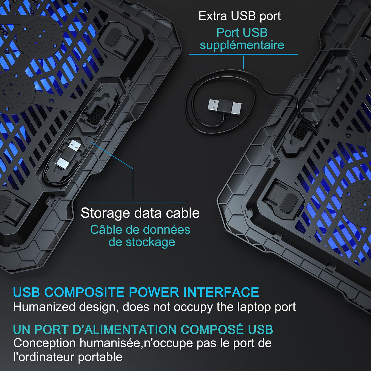 TopMate C302 lightweight at 1.09 lb for portable cooling