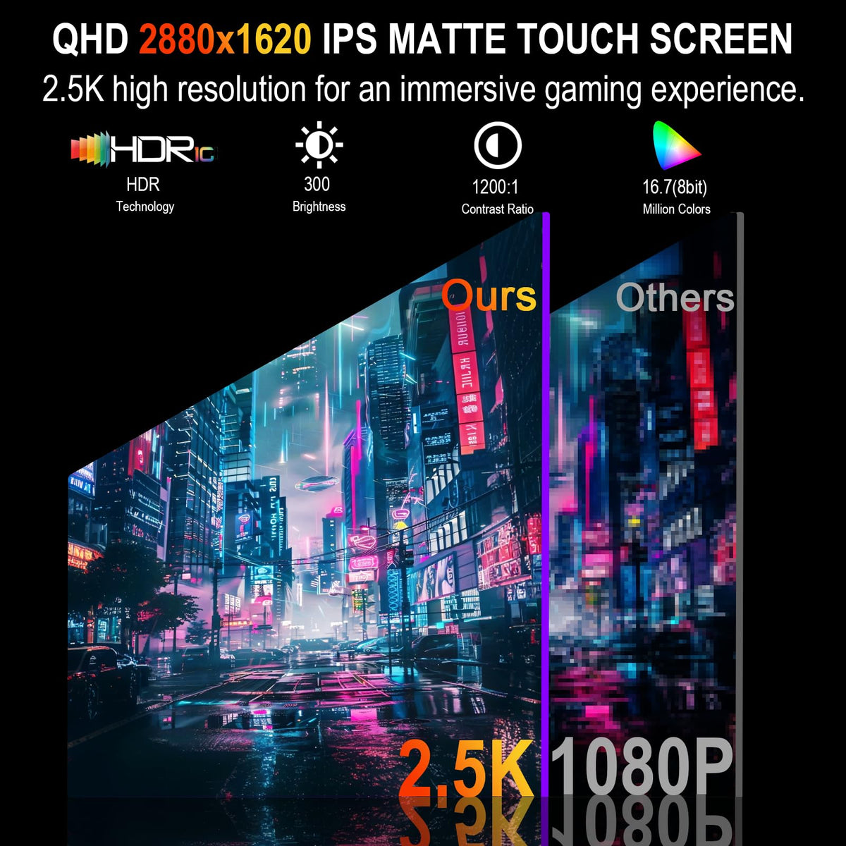 Topmonitor 100Hz display delivering smooth motion and crisp IPS clarity.