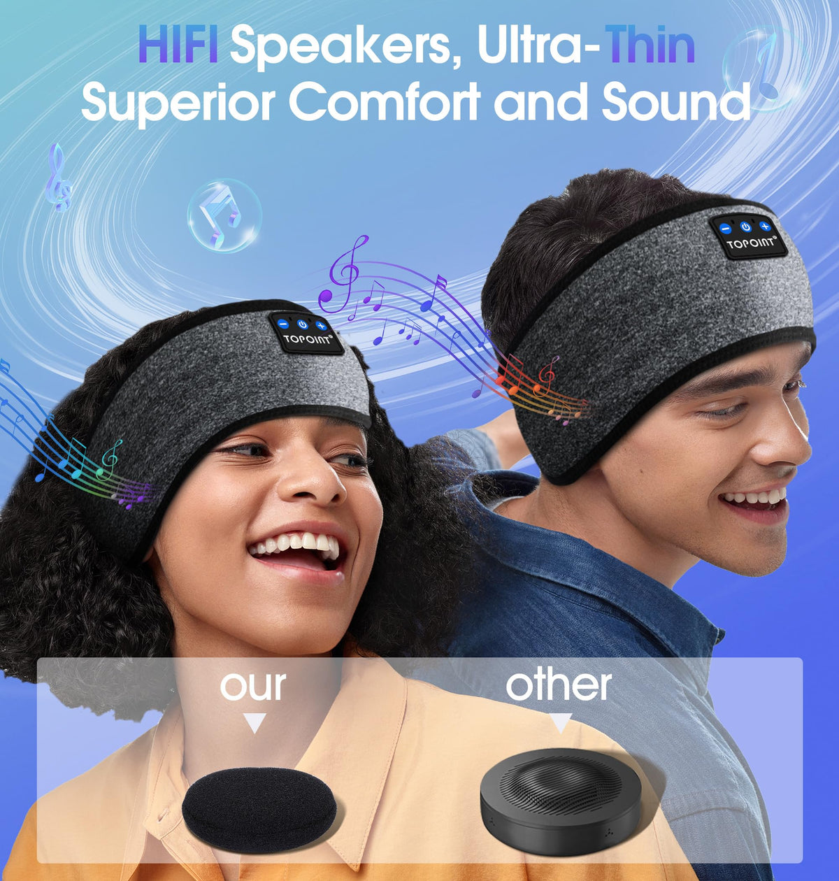 TOPOINT AI chip ensures stable sound and smooth pairing