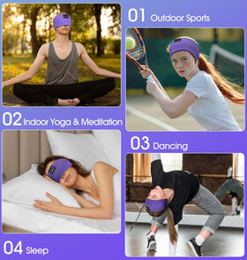 TOPOINT Sleep Headphones Soft sponges provide comfortable wear throughout the day.