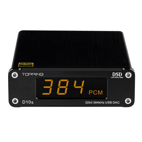TOPPING D10s RCA output ready for integrated amps and speakers