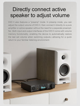 TOPPING DX5 II 12V trigger enables seamless integration with active speakers