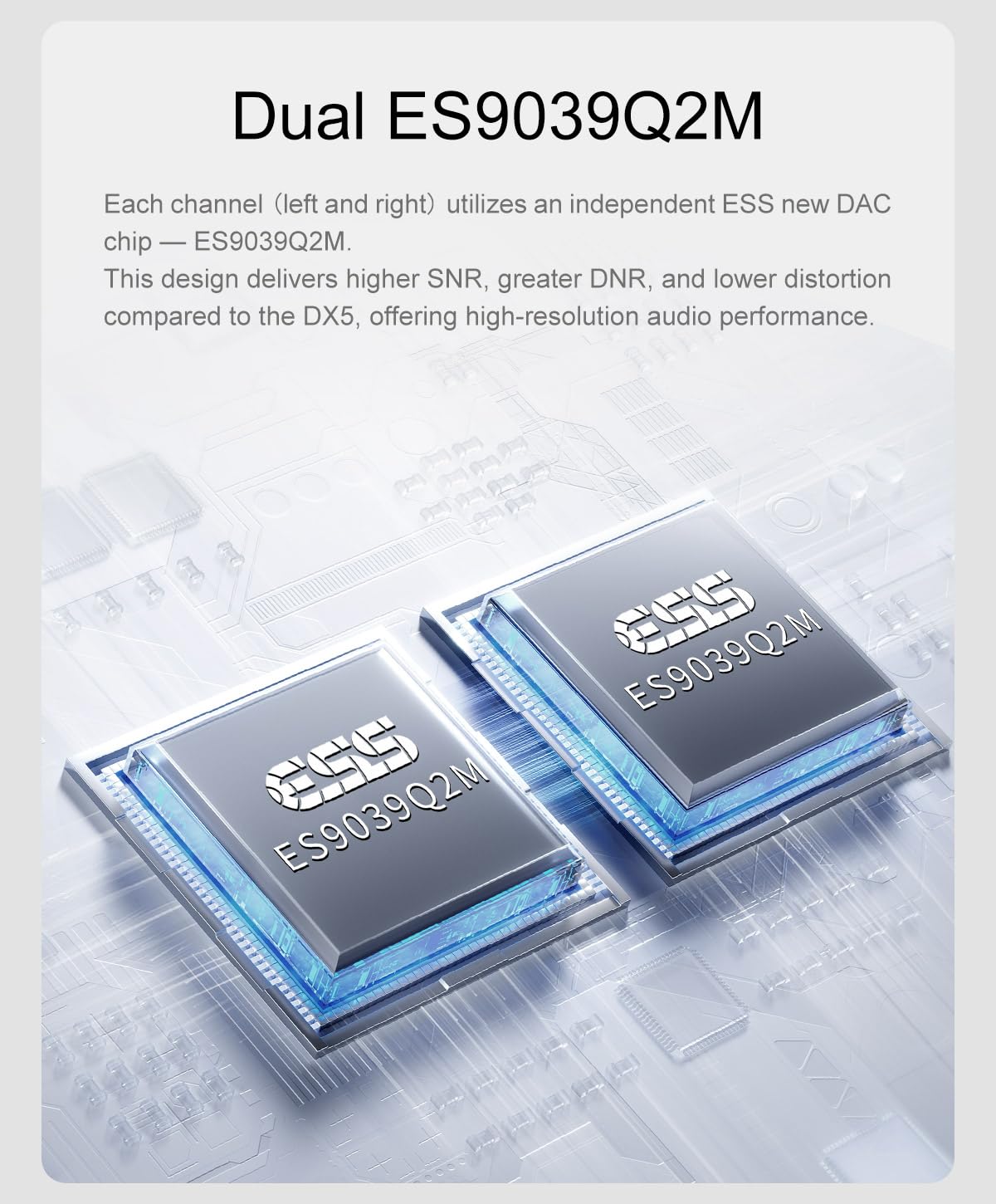 TOPPING DX5 II LDAC-enabled Bluetooth connection for wireless streaming