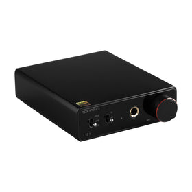 TOPPING L30II NFCA front view shows compact desktop design for focused listening.
