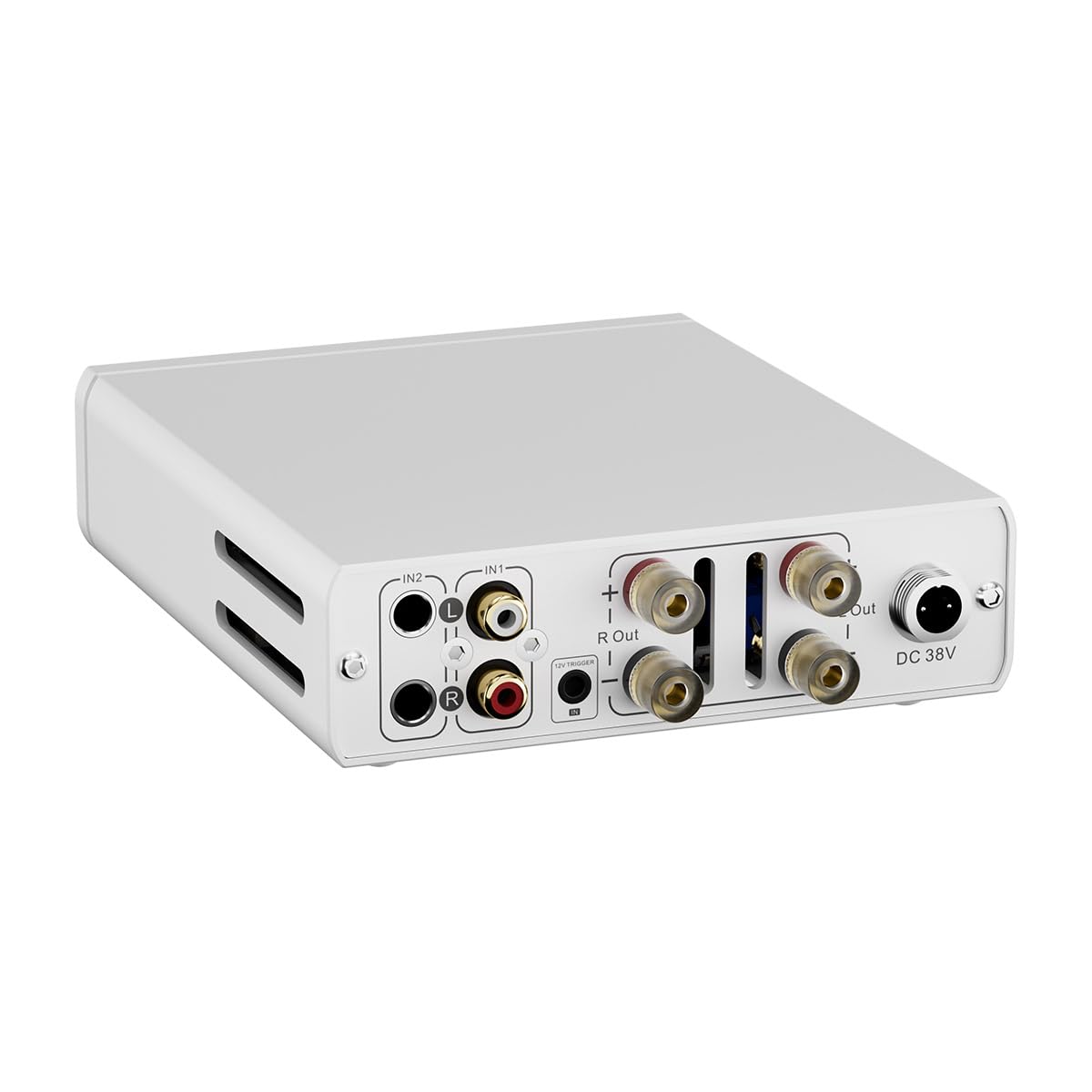 Top view of TOPPING Mini300 showcasing its compact footprint.