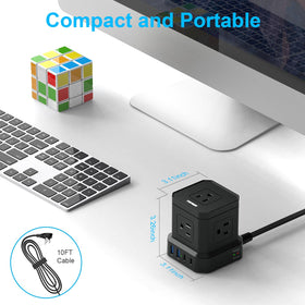TOPREK surge protection with 700 Joules guards devices from surges