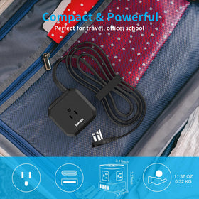 TOPREK eight-point safety system protects devices and cords.