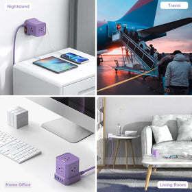 TOPREK surge protection up to 700 joules protects electronics.
